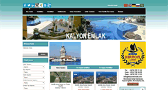 Desktop Screenshot of kalyonemlak.com